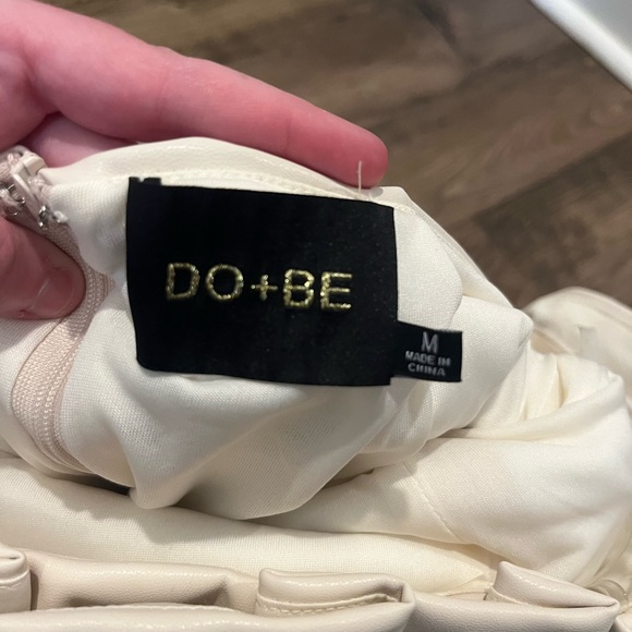 DO+BE Beige Ruffle Mini Dress - Picture 15 of 16